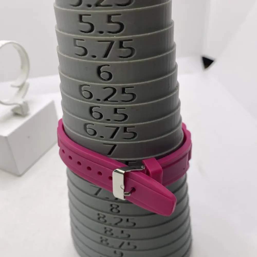 Womens Rubber Rotating Bezel Dive Style Watch Works New Battery